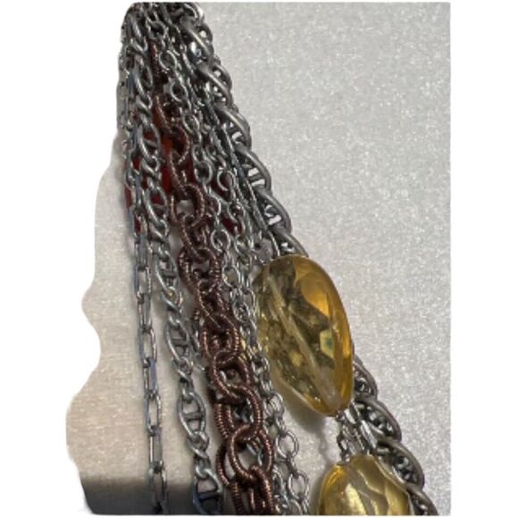 Chico's Multilayer Statement Necklace - Picture 9 of 13